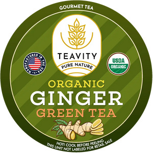 Organic Green Tea with Ginger K-Cups – Energizing Ginger Green Tea Pods