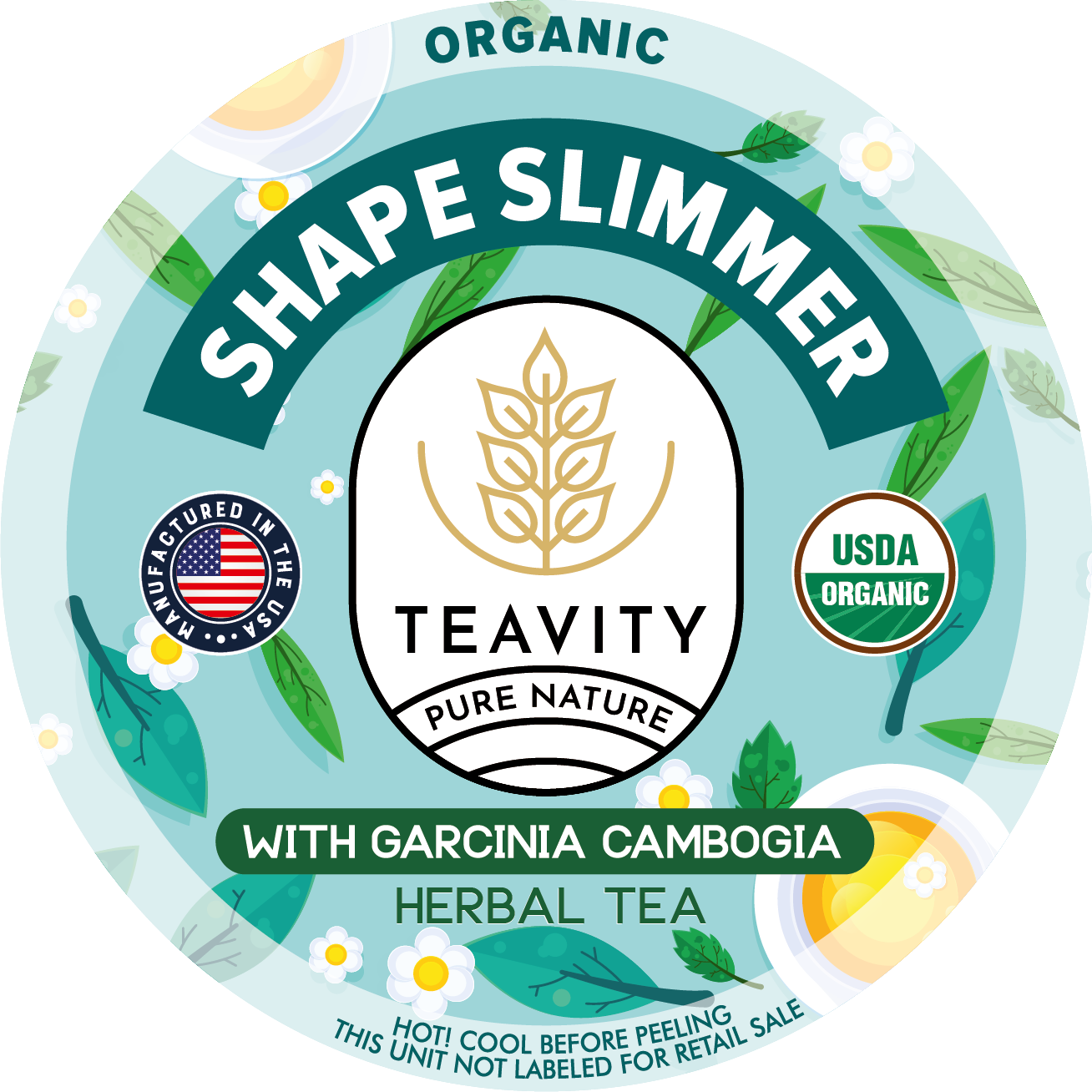 Organic Shape Slimmer Herbal Tea Pods