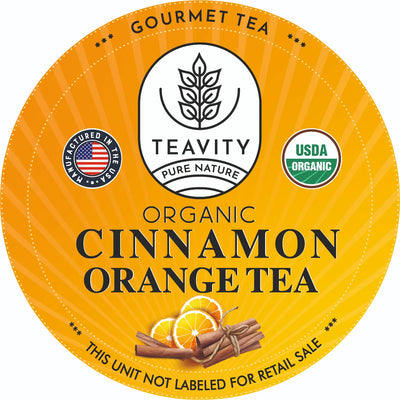 Organic Cinnamon Orange Tea Pods