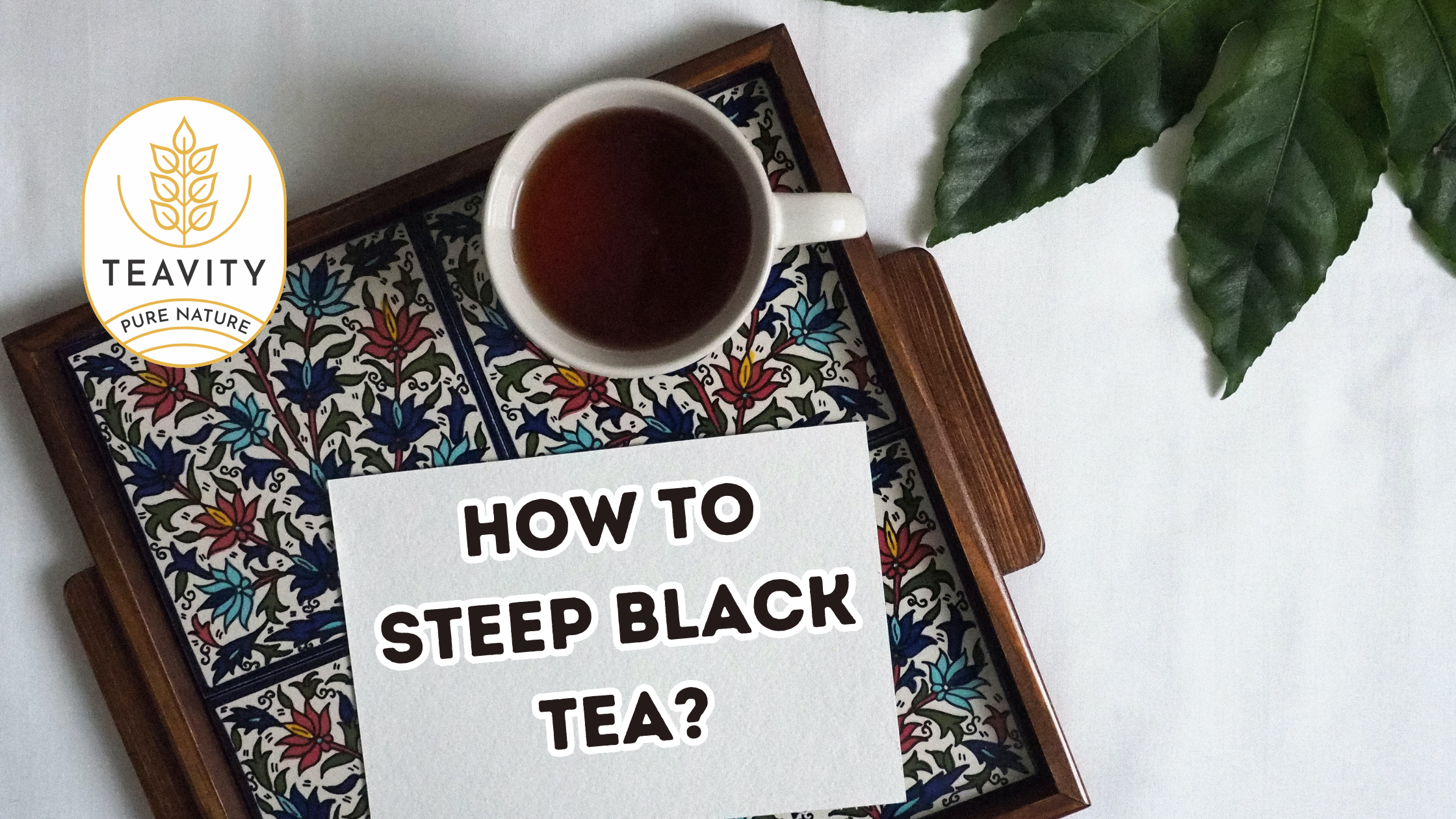 How to Steep Black Tea Properly - Teavity