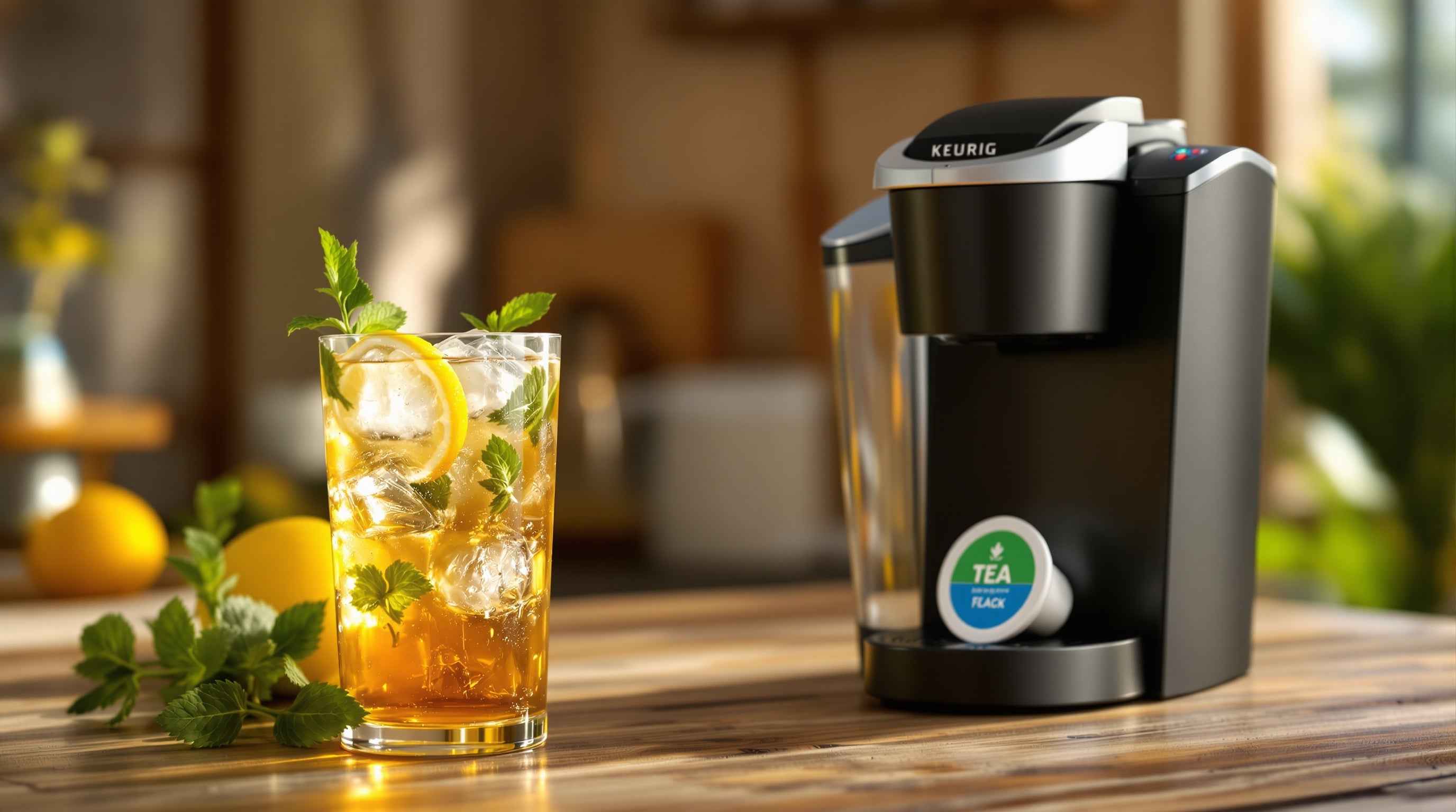 Learn how to make the perfect iced tea with your Keurig brewer. Step-by-step guide, best tea pod flavors, recipes, and tips for refreshing iced tea at home.