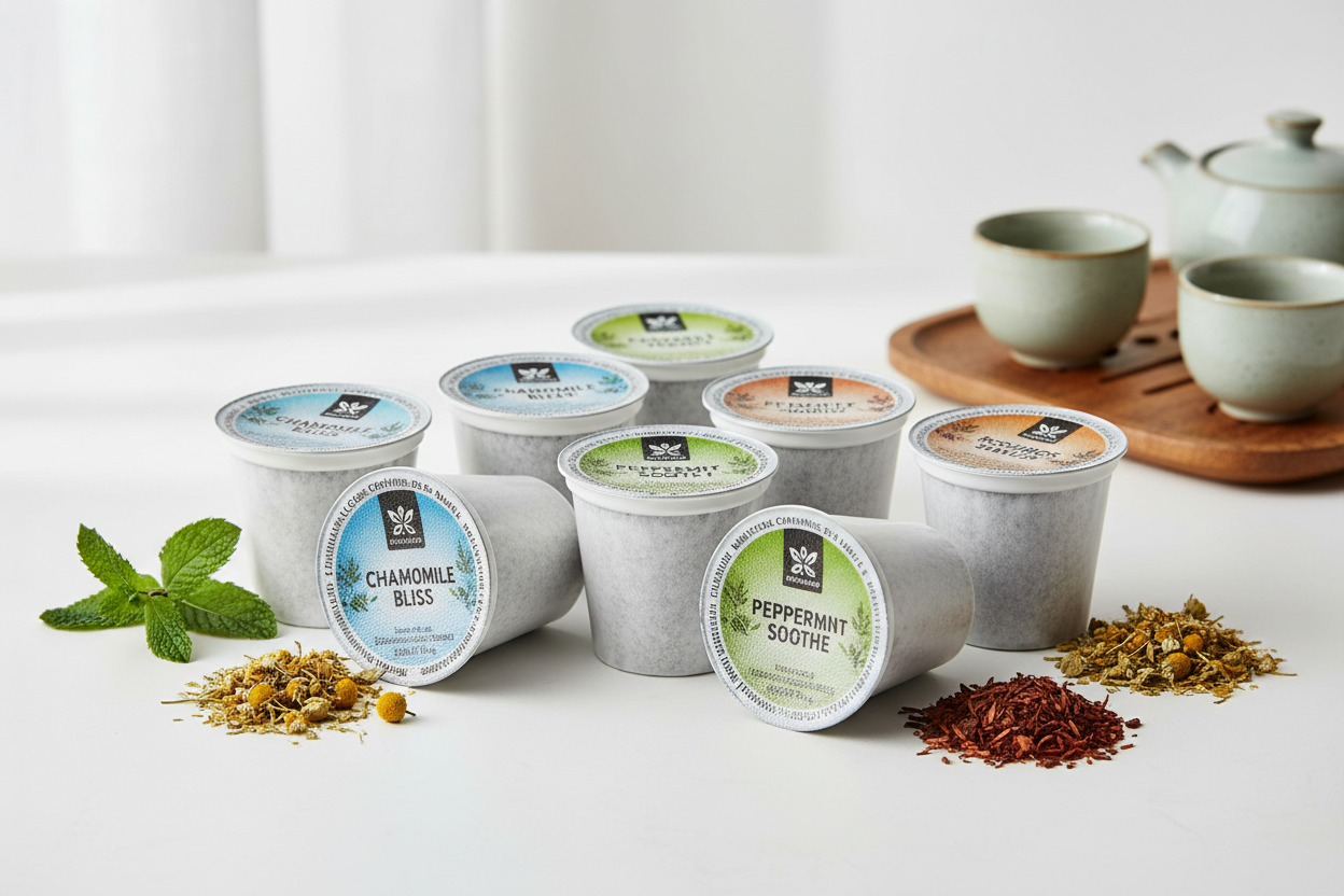 Caffeine Free Decaf K Cup Tea Pods for Keurig