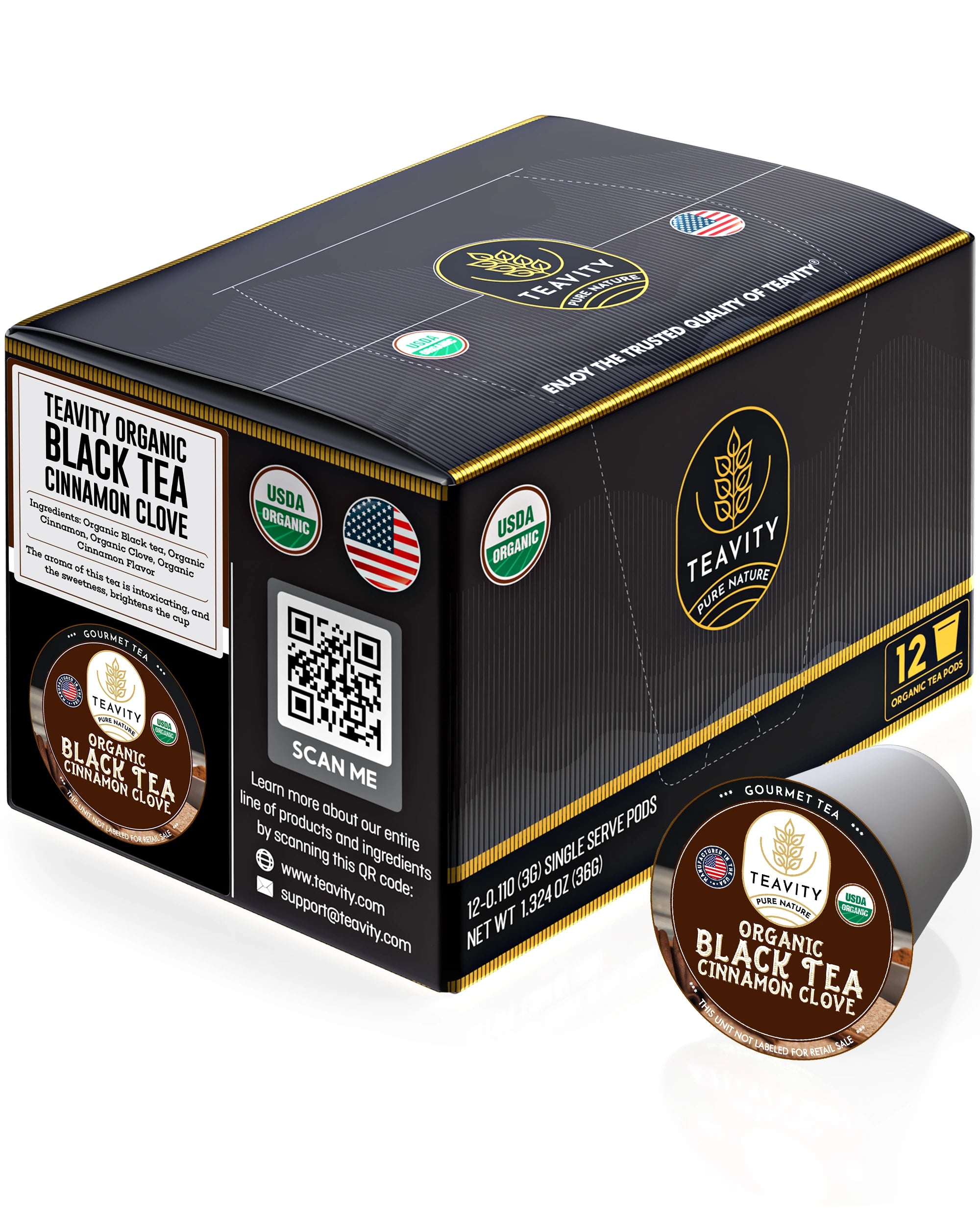 Organic Black Tea Cinnamon Clove