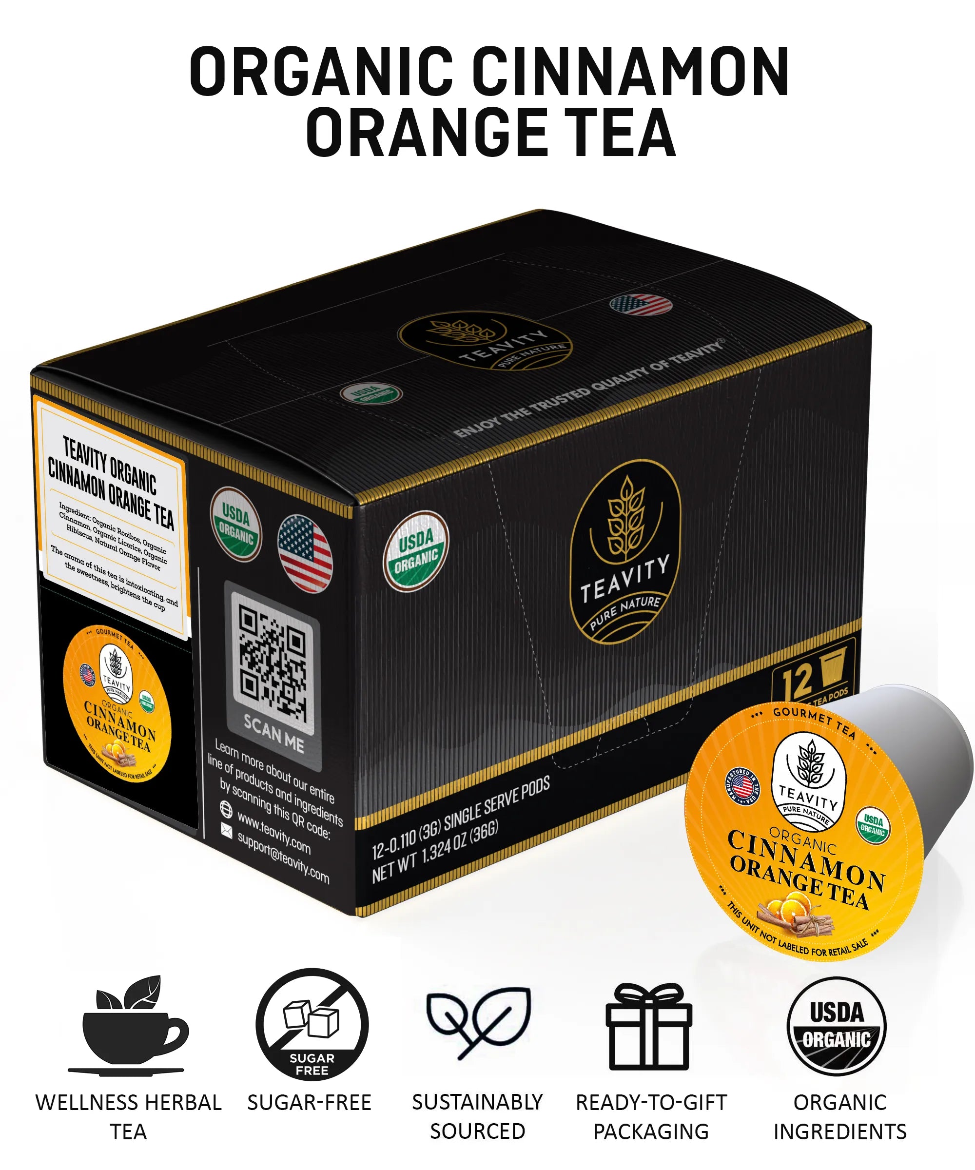 Organic Cinnamon Orange Tea