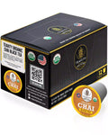 Teavity Organic Chai Black Tea, 12 tea pods box
