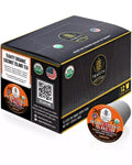 Teavity Organic Coconut Island Rooibos Tea Pods 12 count box and single serve pod