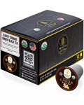 Teavity organic ginger black tea pods 12 count box, Keurig compatible single serve