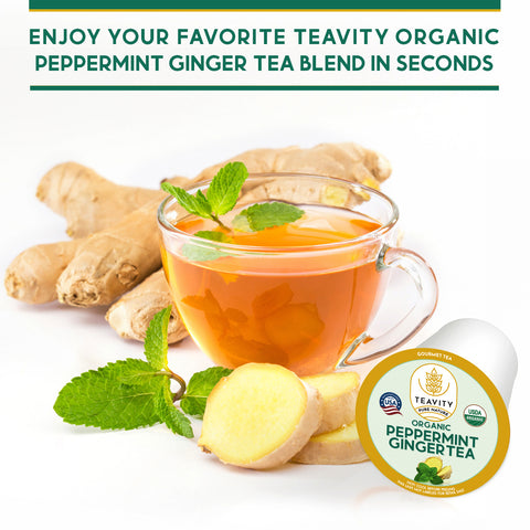 Organic Peppermint Ginger Tea