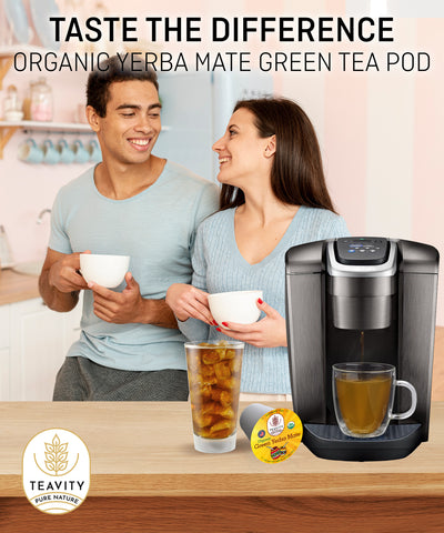 Yerba Mate Tea Pods for Keurig K Cups Organic Unsmoked