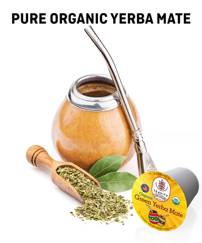 Yerba Mate Tea Pods for Keurig K Cups Organic Unsmoked