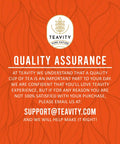 Teavity quality assurance guarantee for Organic Coconut Island Rooibos Tea Pods from Teavity