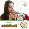 Enjoy Organic Lemongrass Tea with Cinnamon from Teavity