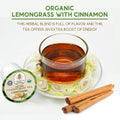 Enjoy Organic Lemongrass Tea with Cinnamon full of flavor from Teavity