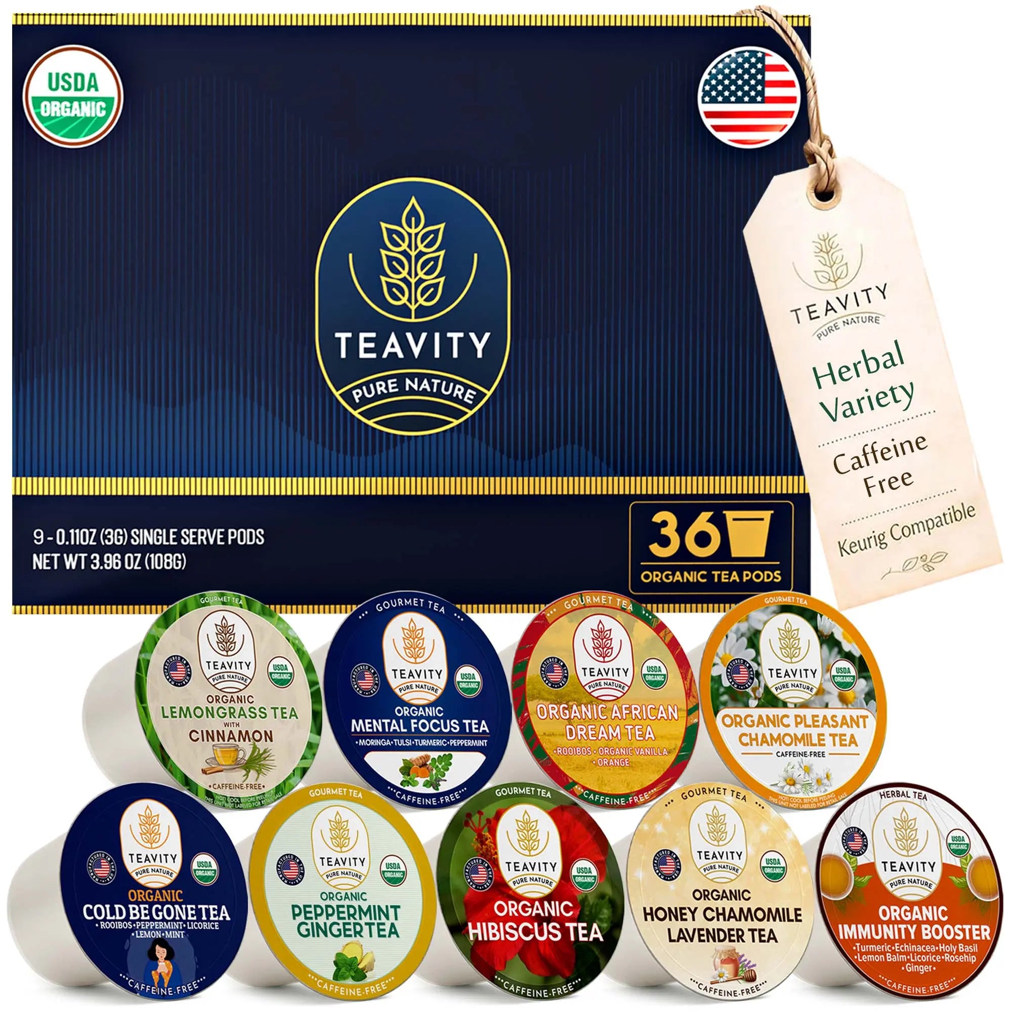 Herbal Tea Pod Variety Pack