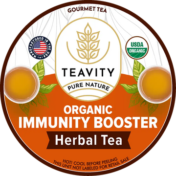 Organic Immunity Booster Tea Pods – Ginger, Echinacea & Turmeric (Decaf)