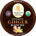 Organic Black Tea with Ginger Pods – Bold & Aromatic Keurig Brew - Teavity