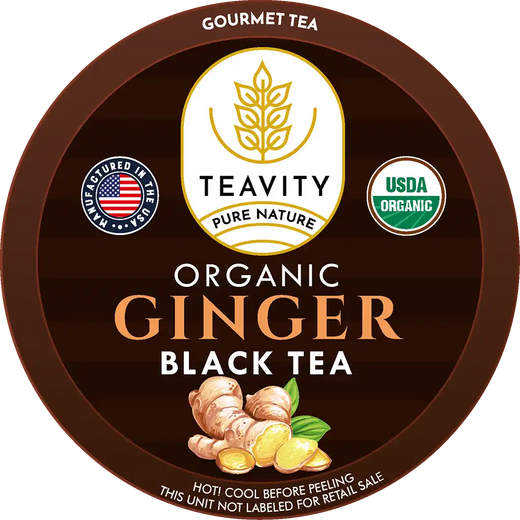 Organic Black Tea with Ginger Pods – Bold & Aromatic Keurig Brew