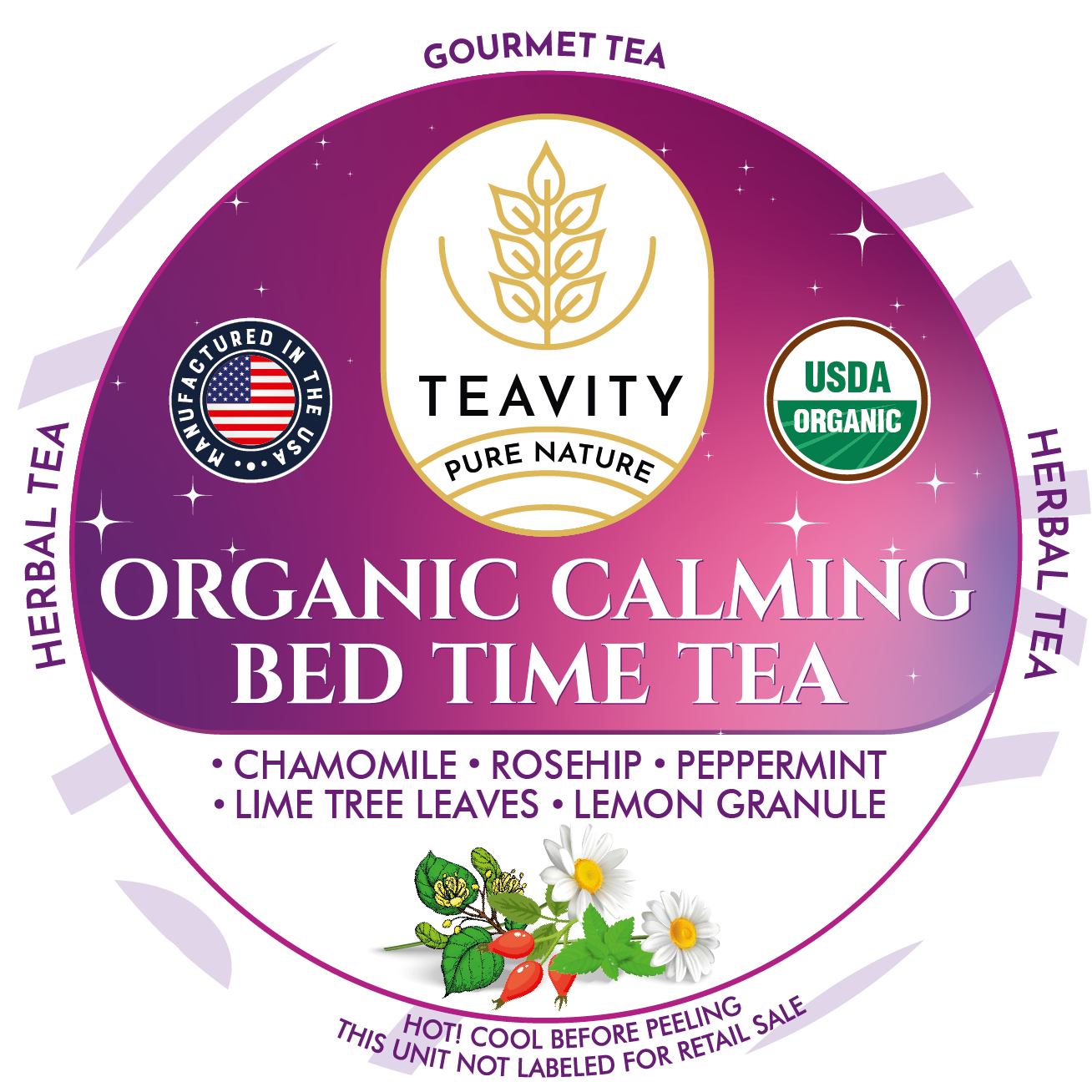 Organic Calming Bed Time Tea