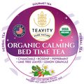 Teavity Organic Calming Bed Time Tea Pods - Organic and Kosher Certified