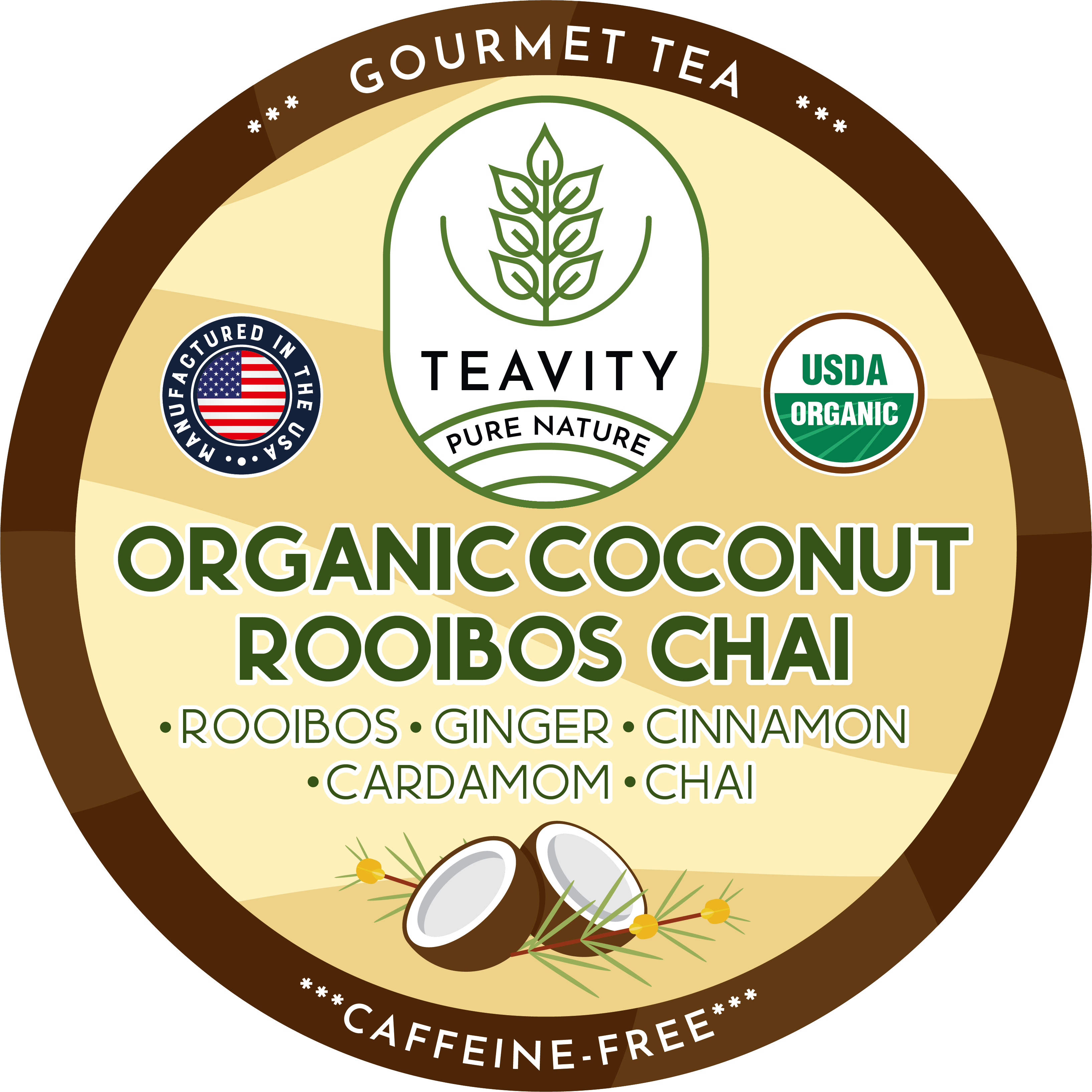 Organic Coconut Rooibos Chai Tea
