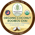 Teavity Organic Coconut Rooibos Chai Tea Pods - Organic and Kosher Certified