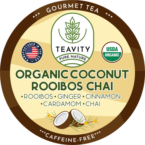 Organic Coconut Rooibos Chai Tea Pods