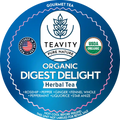 Organic Digest Delight herbal tea pods with ginger, fennel and peppermint - Teavity