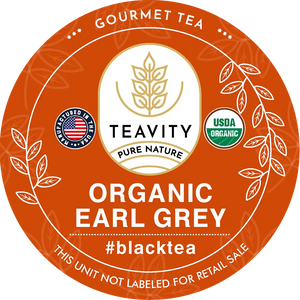 Organic Earl Grey Tea K-Cups – Bold Black Tea with Natural Bergamot
