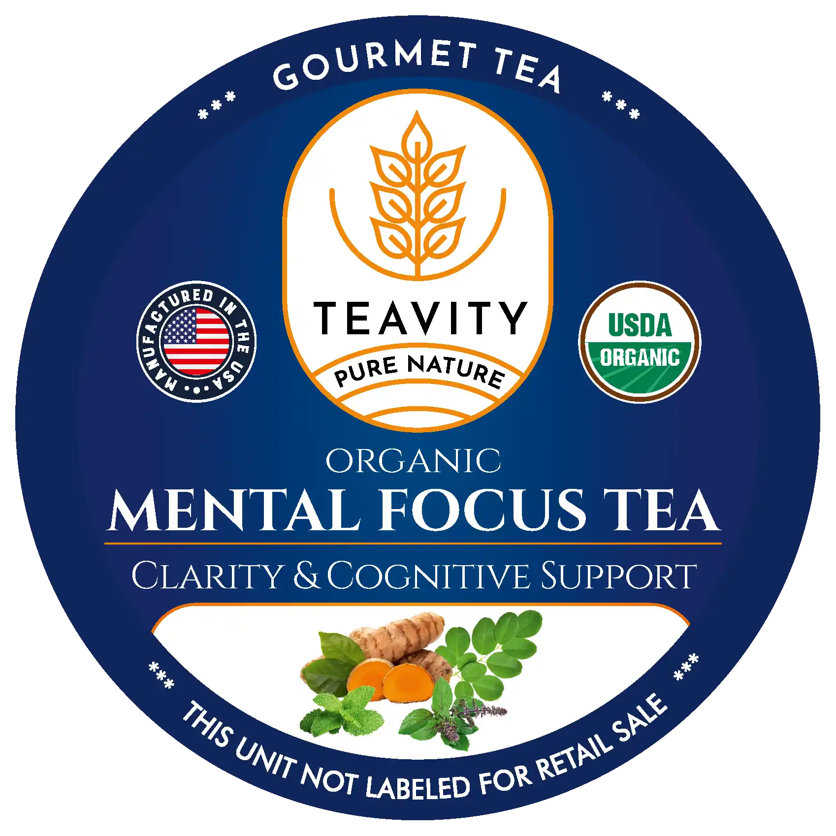 Organic Focus Tea Clarity and Cognitive Support from Teavity