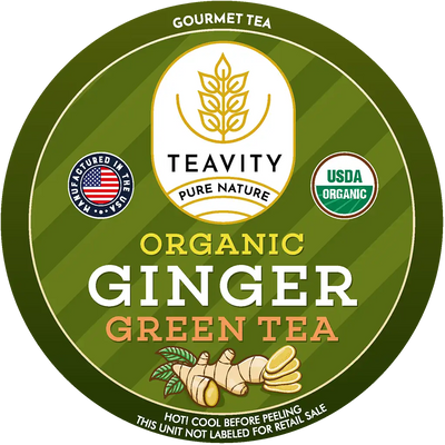 Organic Green Tea with Ginger K-Cups – Energizing Ginger Green Tea Pods