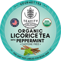 Teavity Organic Licorice Tea with Peppermint, Caffeine Free Tea