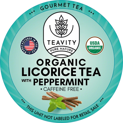 Organic Licorice Mint Tea Pods – Decaf Licorice & Mint Keurig Blend