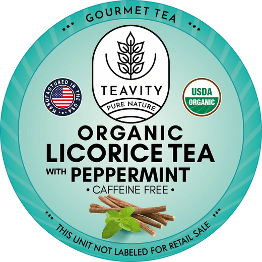 Organic Licorice Mint Tea Pods – Decaf Licorice & Mint Keurig Blend