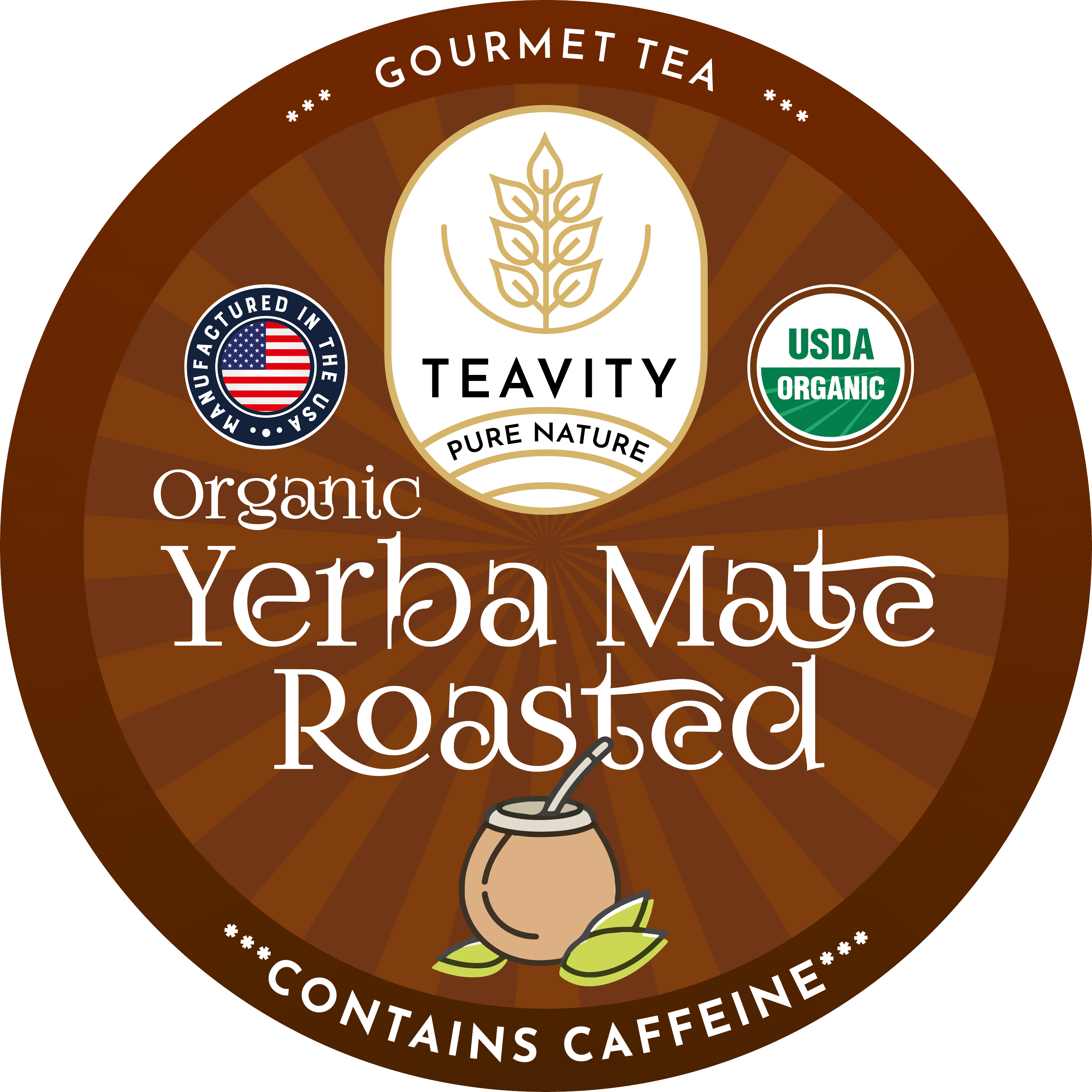 Organic Yerba Mate Roasted Tea