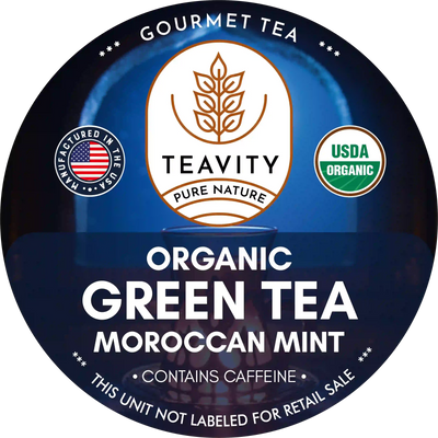 Organic Moroccan Mint and Green Tea Pods