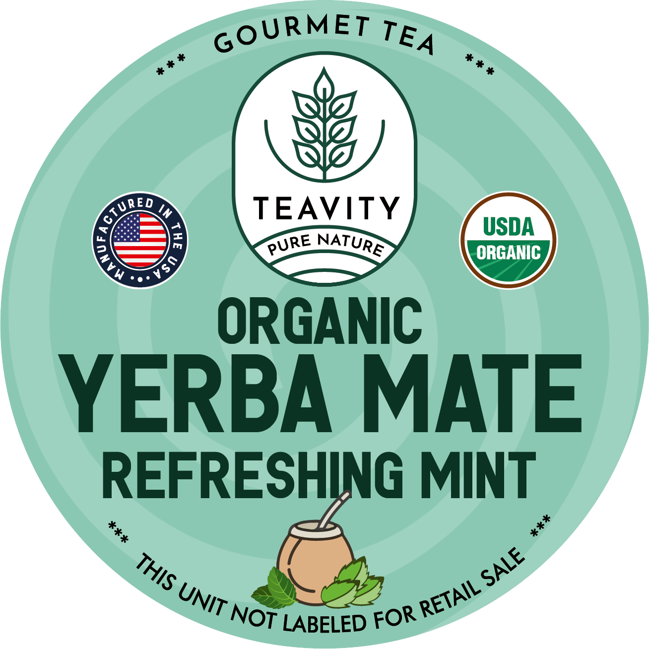 Organic Yerba Mate Refreshing Mint