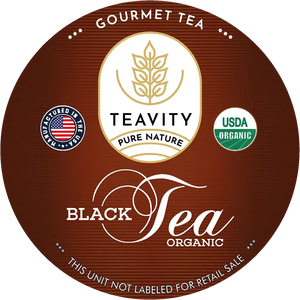 Teavity Organic Black Tea K-Cups for Keurig – Bold, Rich & Organic Tea Pods