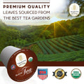 Organic black tea made with the best quality leaves collected from the best tea gardens