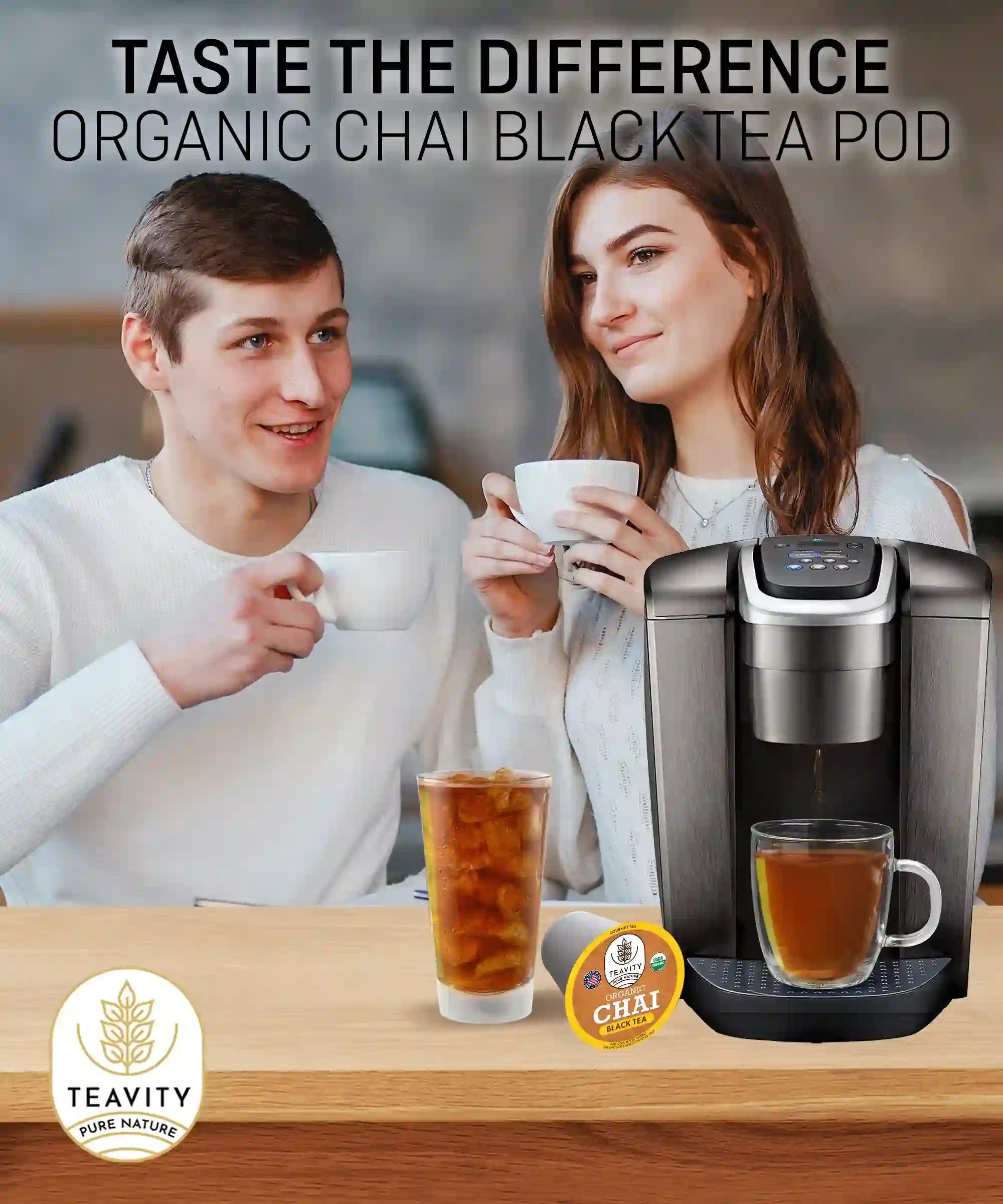 Taste the difference with Teavity Organic Chai Black Tea