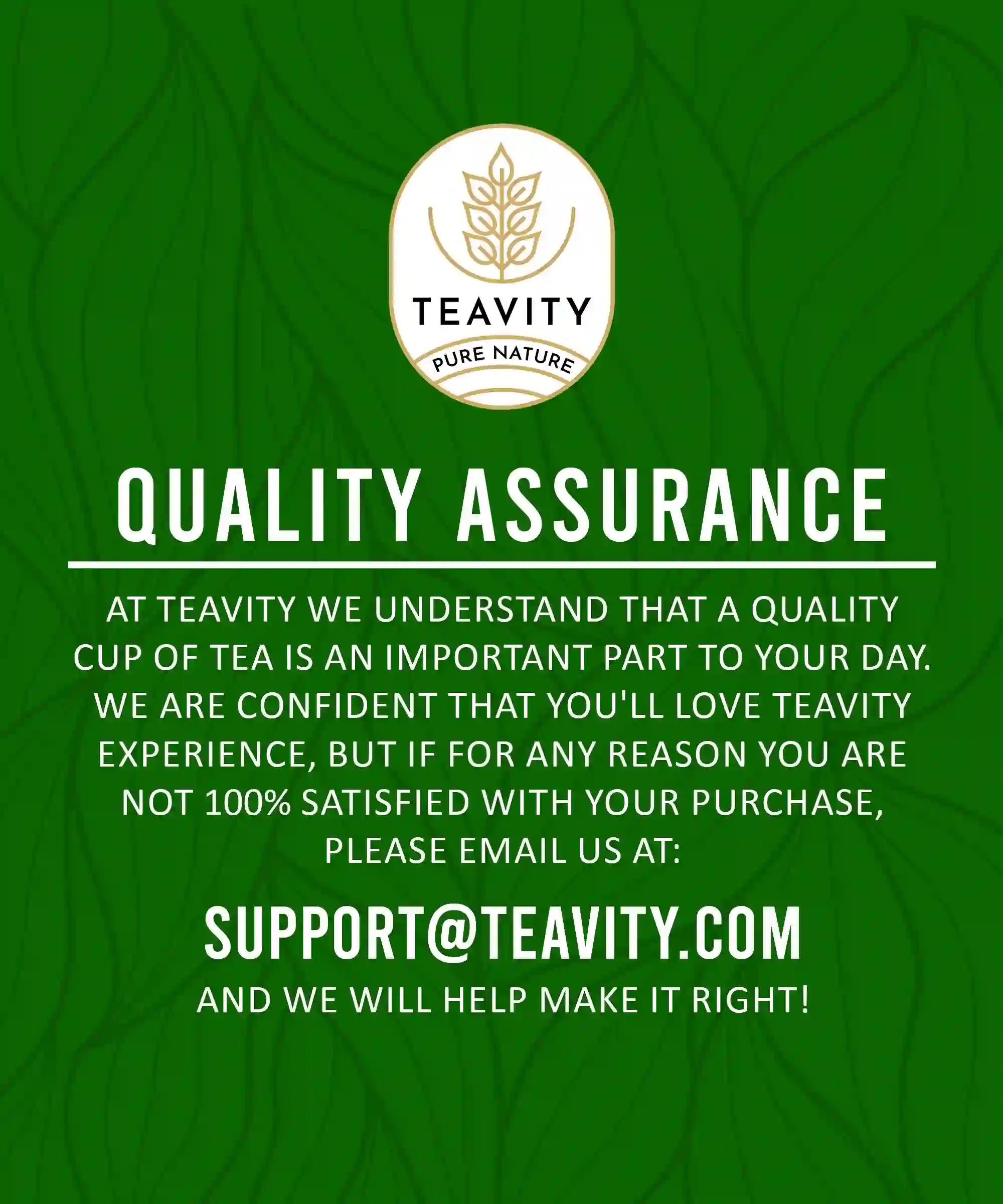 Teavity 100% Quality Assurance Organic Delicious Peppermint Tea