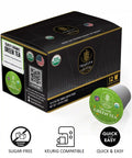 Teavity sugar-free organic green tea pods, Keurig K-cup compatible, quick and easy