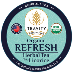 Organic Refresh Herbal Tea with Licorice