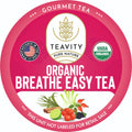 Teavity Organic Breath Easy Tea Pods - Organic and Kosher Certified