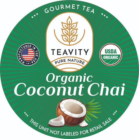 Organic Coconut Chai Tea Pods
