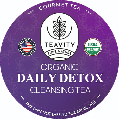 Organic Daily Detox Cleansing Herbal Tea Pods