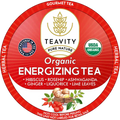 Organic Energizing Tea Pods Logo Teavity
