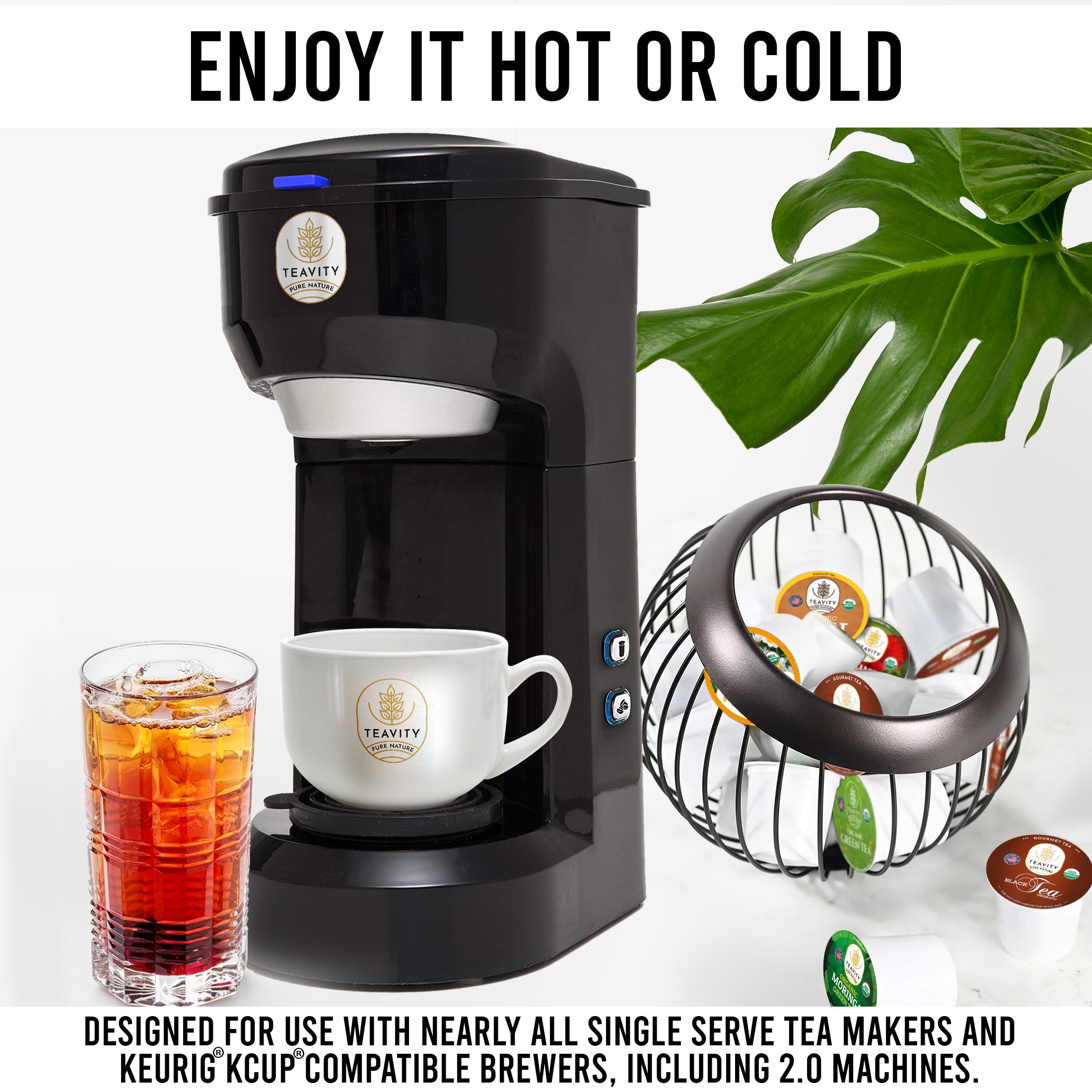 Organic Hawaiian Fruit Tea Pods with Passionfruit and Peach