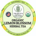 Teavity Organic Lemon Blossom Herbal Tea Pods - Organic and Kosher Certified