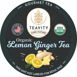 Organic Lemon Ginger Tea Pods