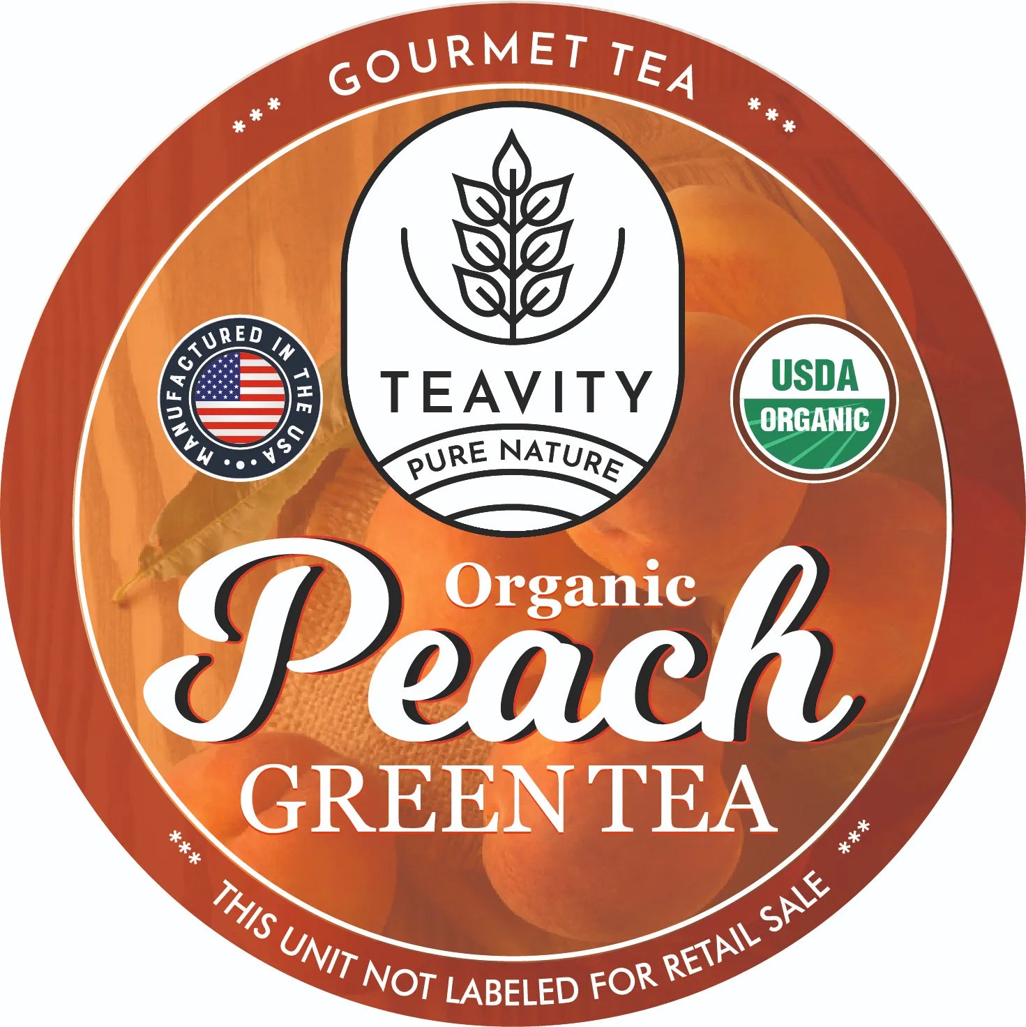 Organic Peach Green Tea